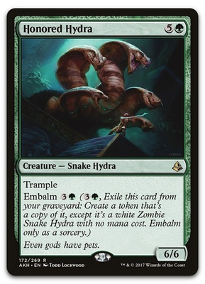 #ad Honored Hydra #172 NM Amonkhet AKH Magic MTG $2.79