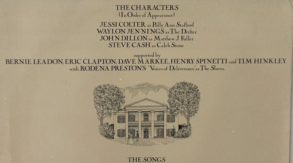 Vintage Vinyl White Mansions VG + Same Day Shipping Featuring Waylon Jennings - Image 4 of 4