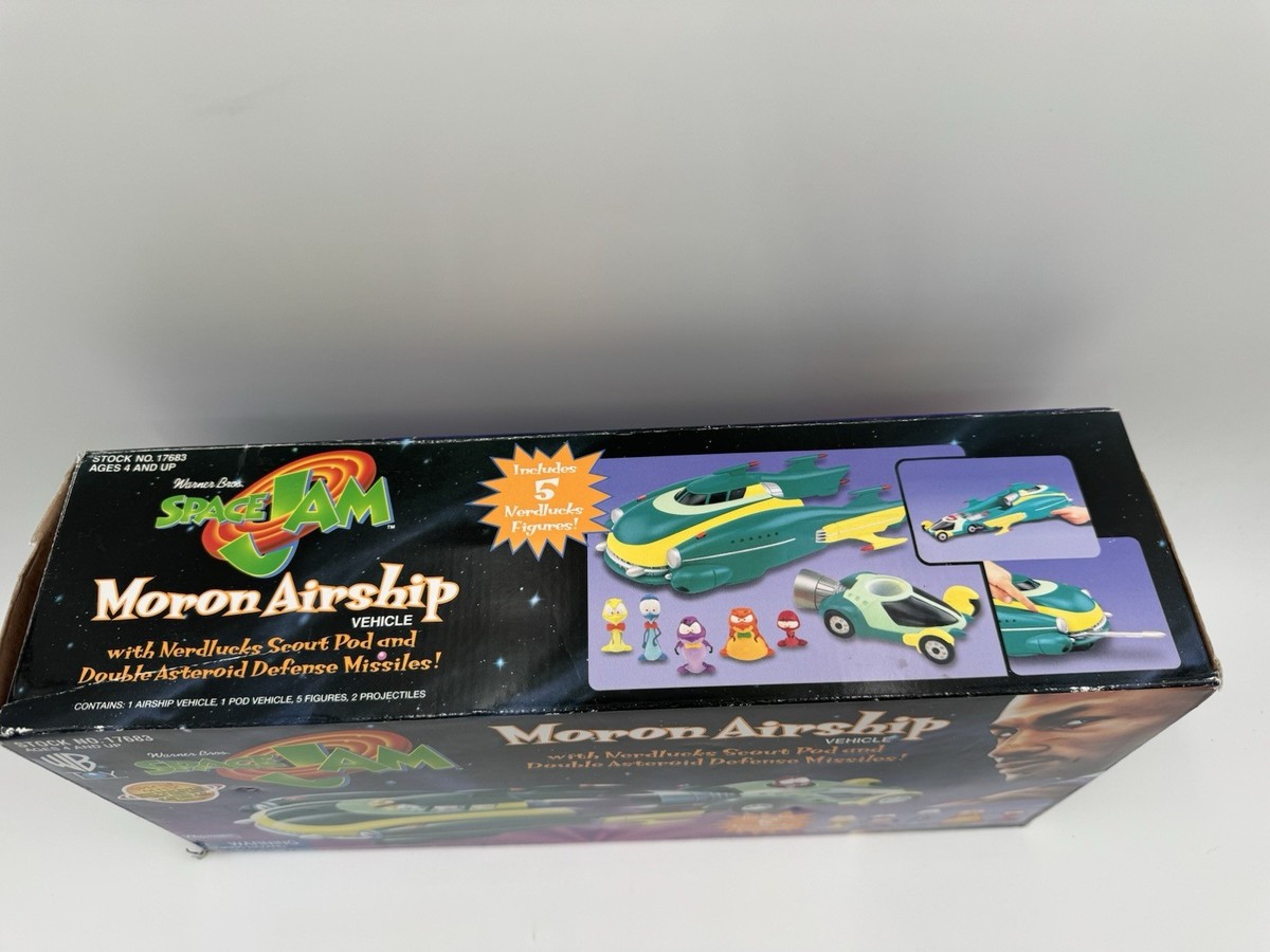 Space Jam Toy Vehicle MORON AIRSHIP Complete Nerdlucks 1996