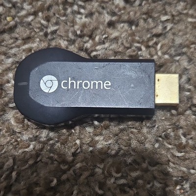 Google Chromecast 1st Gen 1080p Wi-Fi HDMI Streaming Dongle Black H2G2-42
