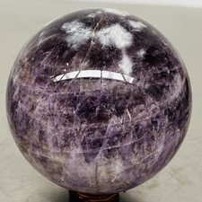 Natural Dream Amethyst Quartz Crystal Sphere Ball Healing 1960G