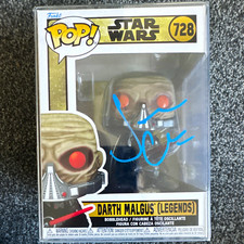 Jamie Glover Signed Funko Pop! Star Wars Legends Darth Malgus #728 AutographCOA