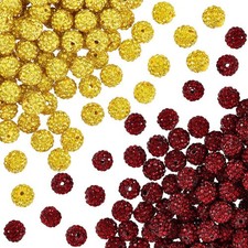 Assorted 10mm Crystal Disco Ball Beads for Party Decorations