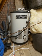 Warm Flow Hot Water Cylinder With Expansion Tank And Timers