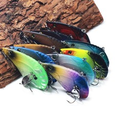 2Pcs 18g long-range casting lure shiny bead trout pike black fishing bait