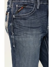 Ariat Jeans Mens 33x32 Blue Denim FR Flame Resistant M4 Low Rise Boot Cut Work