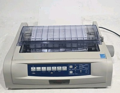 OKI Microline 490 24-Pin Dot Matrix Printer USB Parallel Open Box Light Used