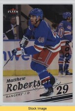 2025 Upper Deck Fleer Ultra Rookies Rainbow Foil Matthew Robertson #191 READ 4z8