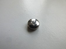 Omega Swiss BIG steel watch crown N.O.S. 7.0 mm - stem thread 0.9 mm