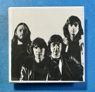 1970s Pink Floyd Publicity Photo Pinback / Barrett, Mason, Waters, Wright / 2x2