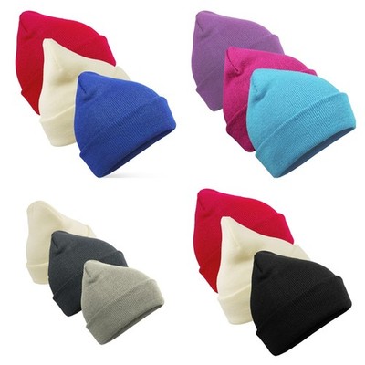 EINFACHE GESTRICKTE BEANIE COMBO-PACK - 3 WARME BEANY-HÜTE KAPPEN - 3 FÜR 2 ANGEBOTE