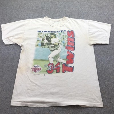 Vintage Minnesota Twins Shirt Mens XL Baseball Kirby Puckett Joy Athletic 90s