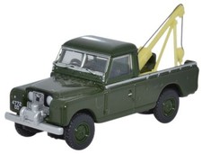 OXFORD 1/76 LAND ROVER SERIES II TOW TRUCK BRONZE GREEN 76LAN2009