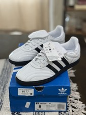 Size 8 - adidas Samba LT Patent Leather Pack - White Women. Brand New