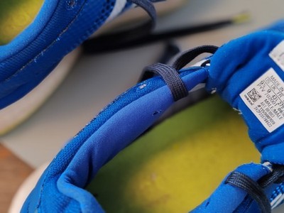 adidas Response Herren Laufschuhe Sneaker Mesh atmungsaktiv Blau/Weiß/Gelb 43
