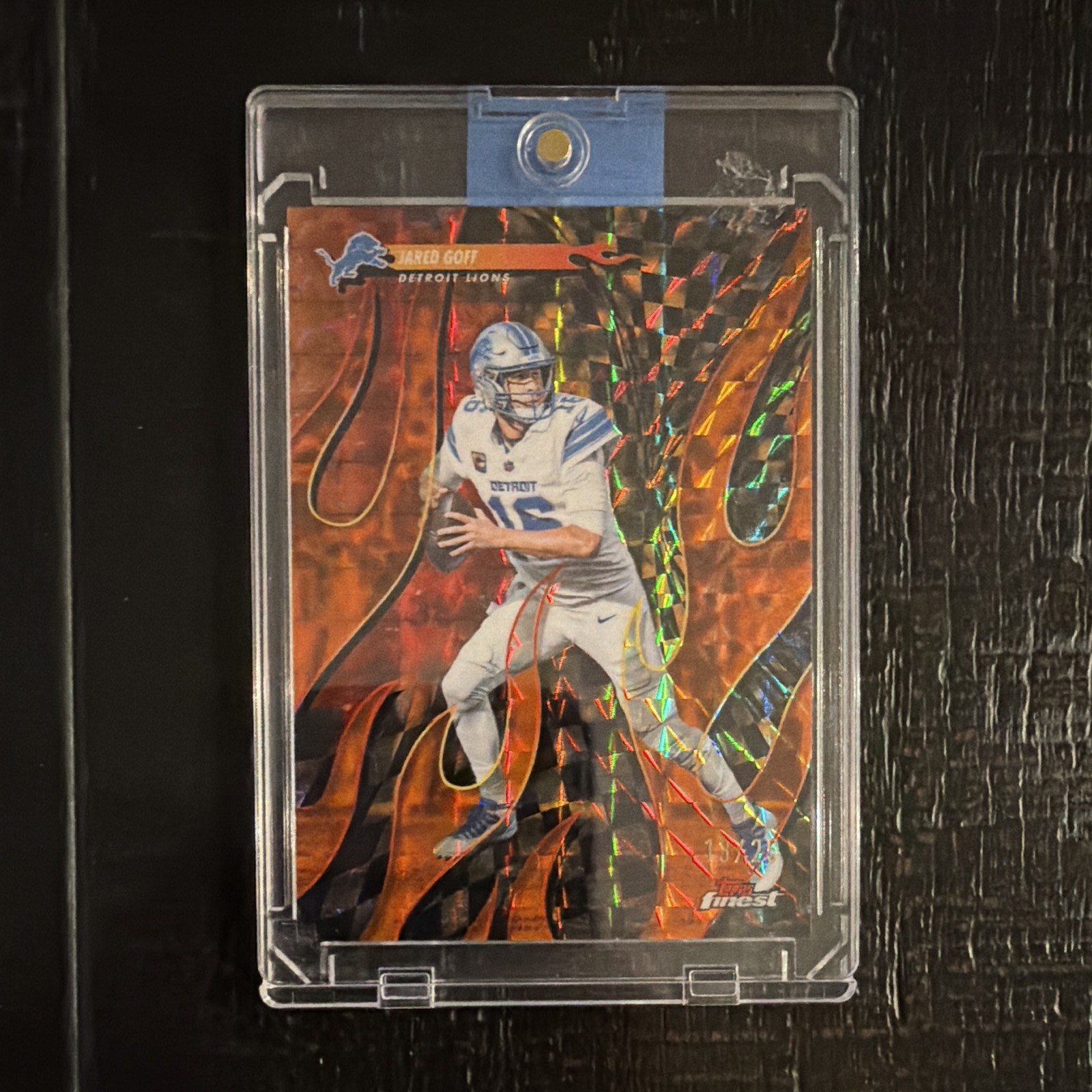Topps 2021 Finest Torchers Insert Jared Goff T-14 Detroit Lions NFL (13/25)