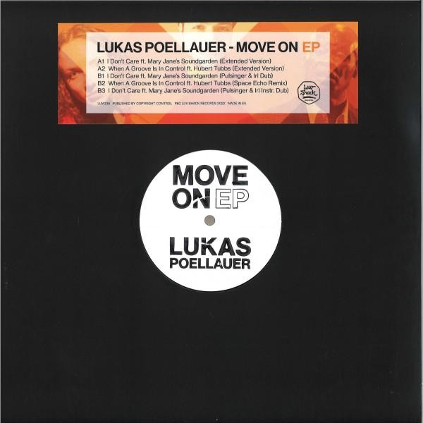 Lukas Poellauer Move On EP 12"" vinyl Austria Luv Shack 2022 in die cut black