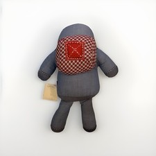 POTTERY BARN Kids ASTRONAUT PILLOW NEW! Denim Chambray Outer SPACE Adventure 🚀