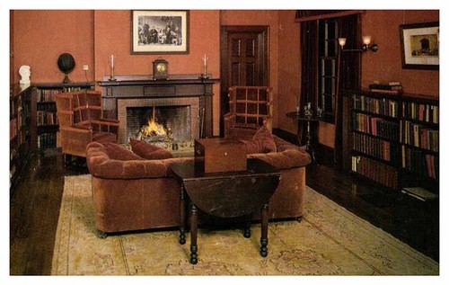 Postcard LIBRARY SCENE Manchester Vermont VT j/17 AR2815 | eBay