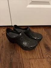 DANSKO Pixie Eva 36 EU Molded BLACK Slip Resistant Clogs Waterproof Shoes Sz 5.5