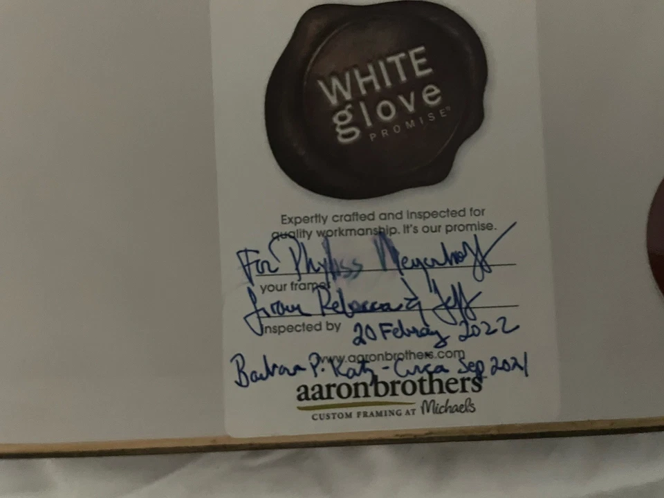 BARBARA KATZ Original Abstract Gouache Painting. Beautiful Colors 18” X 14” - Image 3 of 3