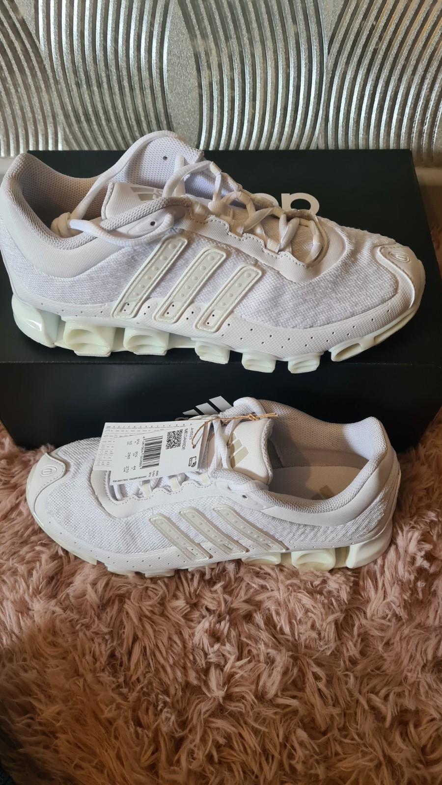 Adidas Originals Megaride☆Uk 9½☆Cloud White☆BNIB+Tags☆ Immaculate☆Unworn☆Rrp£120 image 3