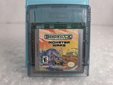 Godzilla Monster Wars Nintendo Game Boy Color GBC Advance GBA SP Tested Cleaned 