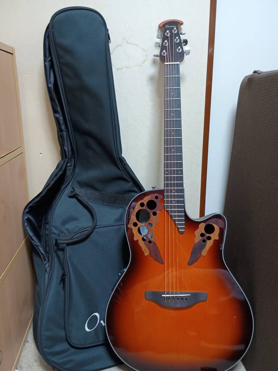 Ovation Celebrity Ce44-1-G With Acoustic Electric Guitar-Soft Case Safe delivery
