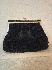 Vintage Style Beaded Evening Clutch