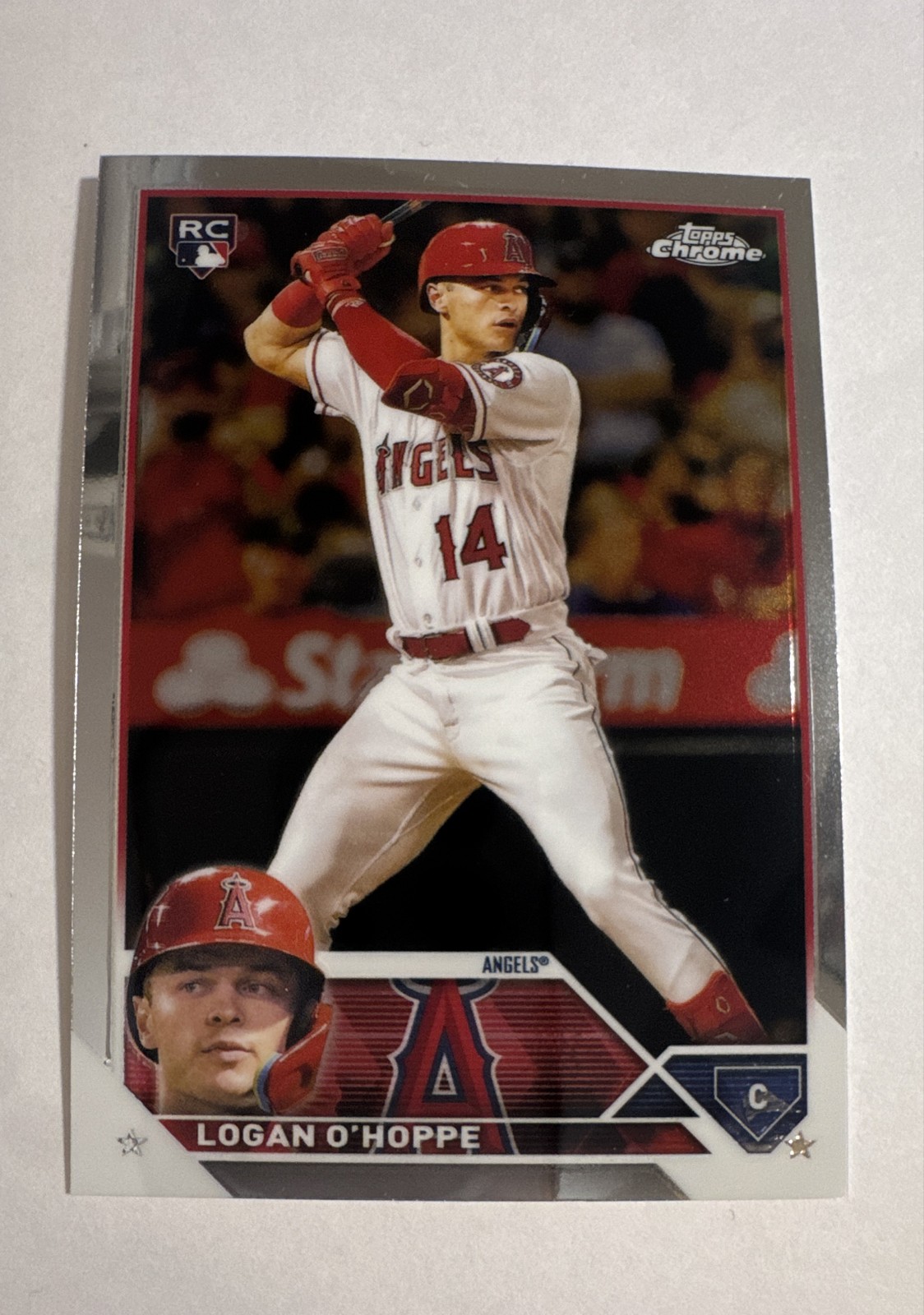 2023 Topps Chrome - Logan O'Hoppe #188 (RC)