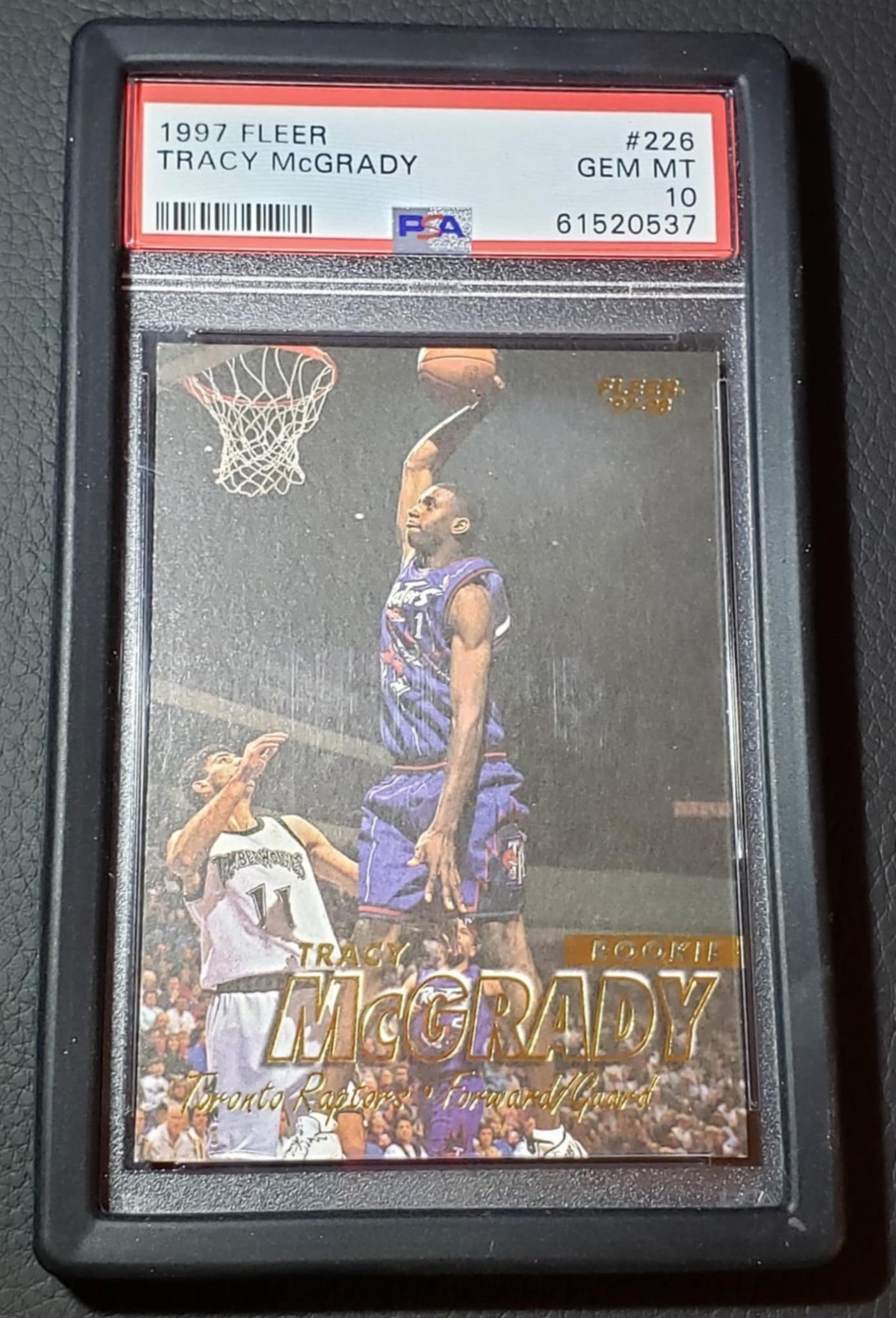 FLEER 1997-98 TRACY MCGRADY ROOKIE #226 PSA 10 TORONTO RAPTORS NBA LOW POP RARE 