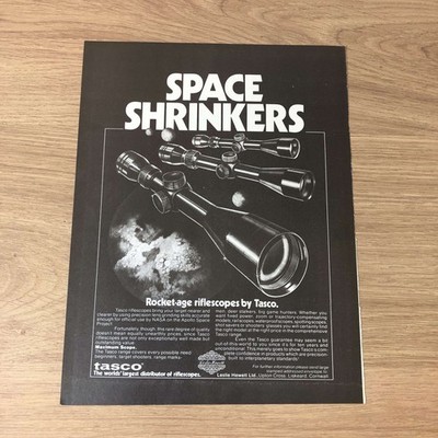 GUNS69 MAGAZIN WERBUNG 12X9 ROCKET-AGE ZIELFERNROHRE VON TASCO