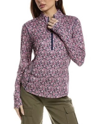 Tommy Bahama $110 Playa Vista 1/4 Zip Pull-over Top Sweatshirt UPF 30 Large NWT