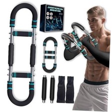 Twister Arm Trainer, Adjustable Chest Workout Equipment with Forearm Black