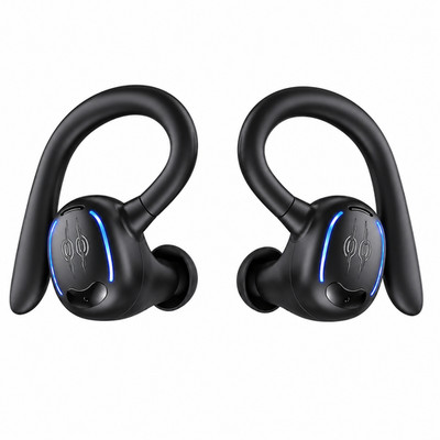 Wireless Bluetooth Earbuds Sport Headphones LED Display Ear Hook Deep Bass