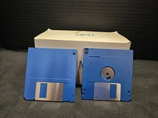 VINTAGE NOS Lot of 50 Floppy Disks 3 1/2 Inch (3.5 Inch) - Blue Unbranded NEW