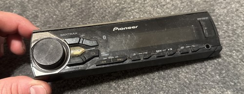 PIONEER MVH-X381BT CAR BOAT BLUETOOTH STEREO FACEPLATE ONLY TESTED WORKING