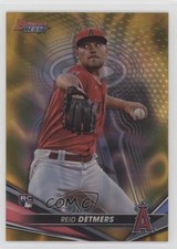 2022 Bowman's Best Gold Lava Refractor 10/75 Reid Detmers #5 6k2