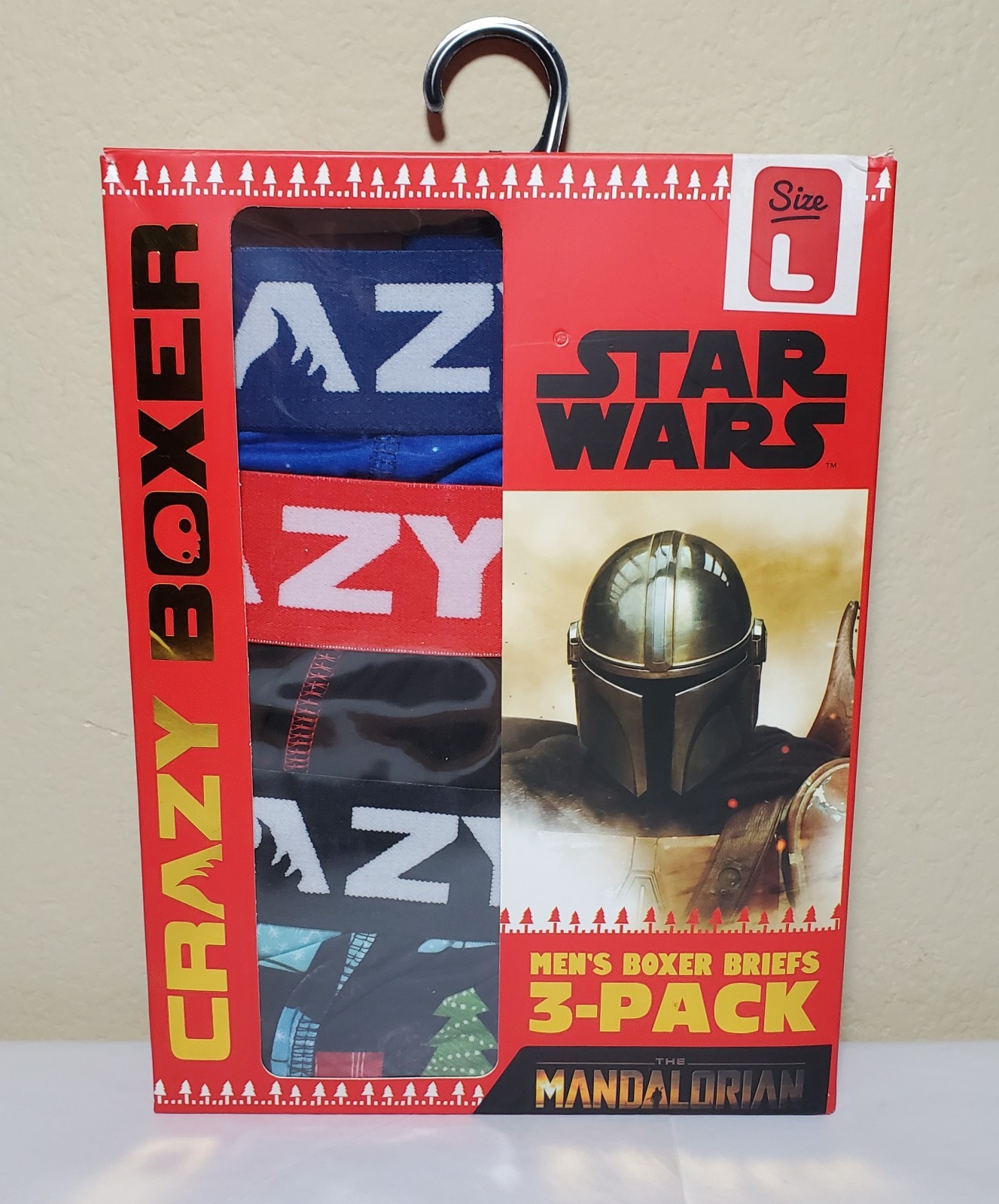 Star Wars Boxer Briefs Mens Size Large - Mandalorian, 3-Pack