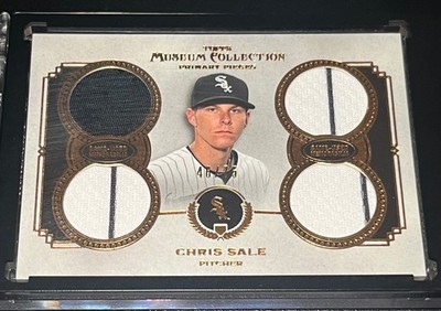 Chris Sale #/75 2013 Topps Museum Collection Quad Qualities PPQR-CS Game Used