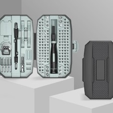 152-in-1 Tool Set Screwdriver And Pry Bar