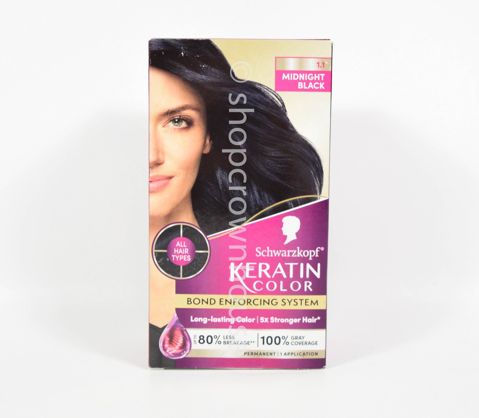 Bond Enforcing System Hair Color - #1.1 Midnight Black