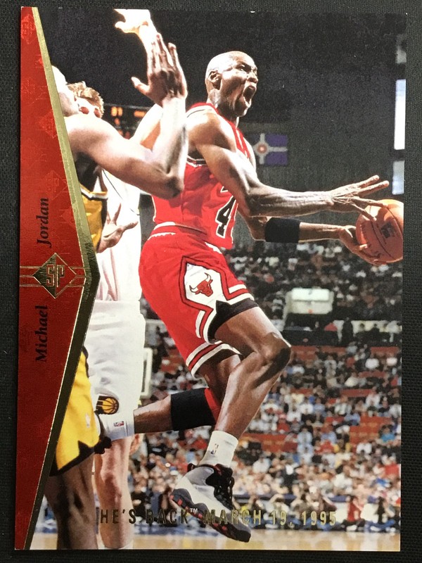 1994-95 SP #MJ1 Michael Jordan Chicago Bulls He's Back MINT NO RESERVE!