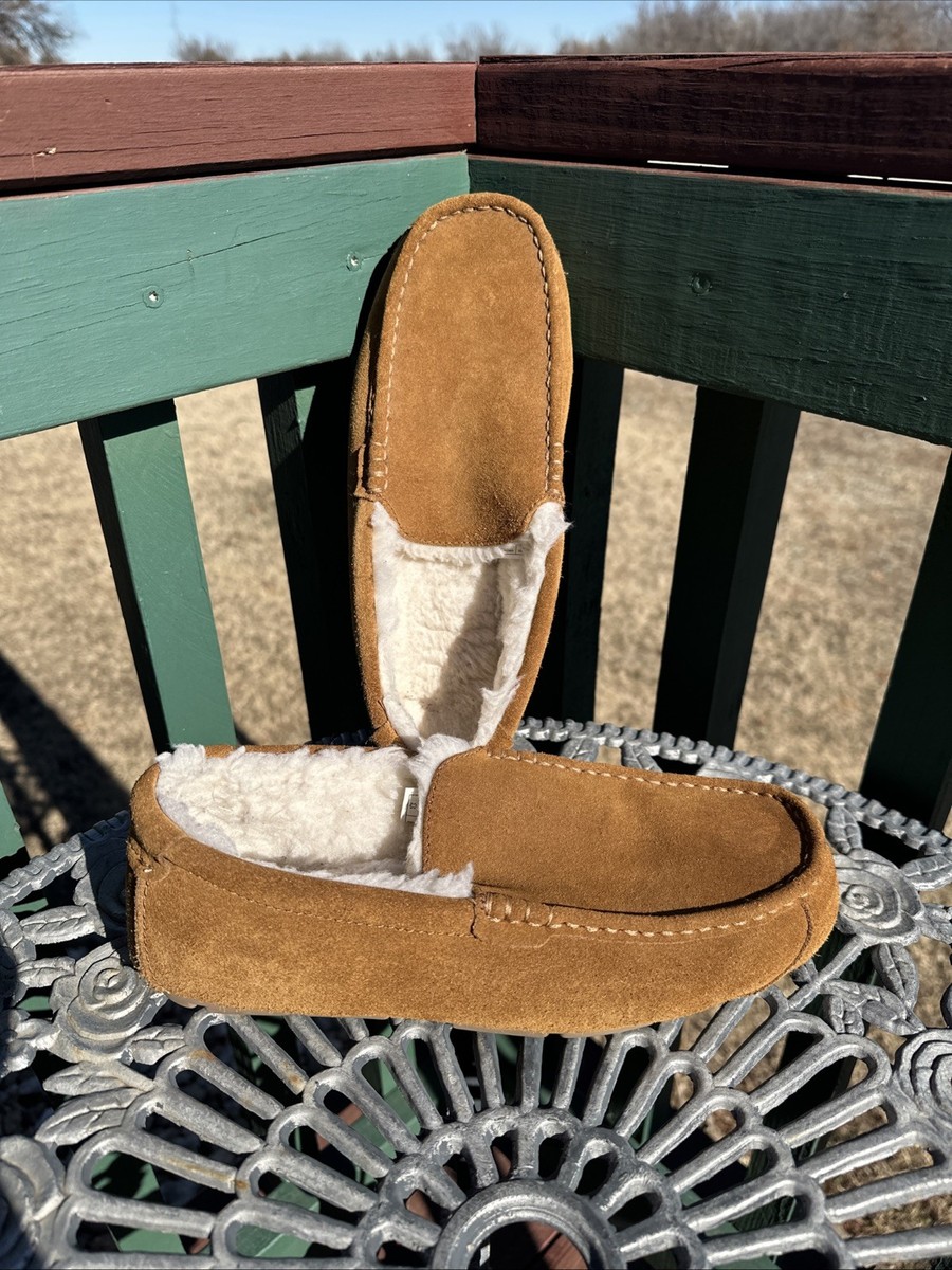 Koolaburra Men\'s Tan Suede Slip-Ons Tipton Chestnut KOOLABURRA BY UGG, TIPTON 1105893 CHESTNUT SIZE 7 US. MEN main image 2