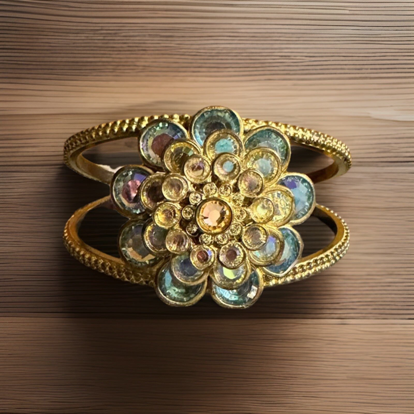 Sorrelli Chunky Statement Flower Cuff Bracelet - image 1