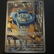 Squirtle 148/142 Stellar Crown Illustration Rare (NM)  — ENGLISH