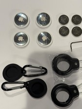 Apple AirTag 4 Pack - 1st Generation great condition w/ extras
