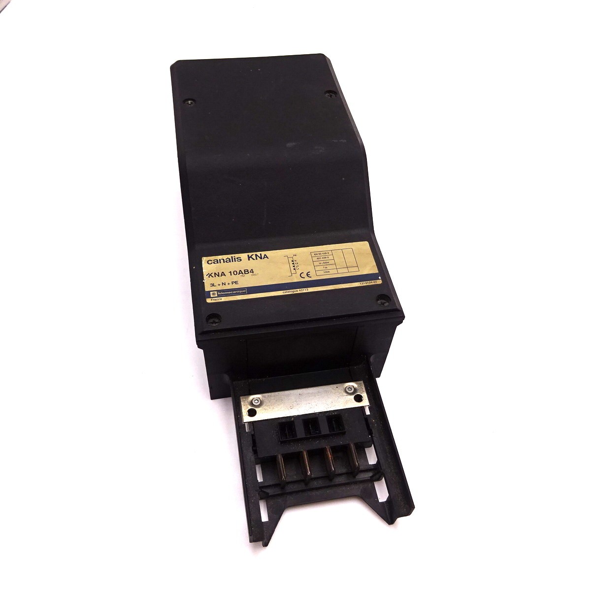End Feed Unit KNA10AB4 Telemecanique 100A 24-500V 3L/N/PE without bottom COVER 0