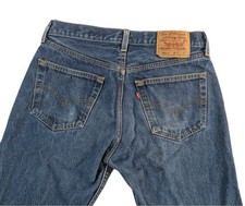 Vtg Levi  s 501xx Made In USA 1998 Sz 33x36 Fits 32x31 Raw Hem Button Fly