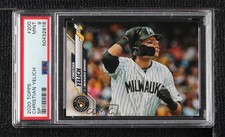 2020 Topps Photo Variation Christian Yelich #200 PSA 9 MINT 07b3